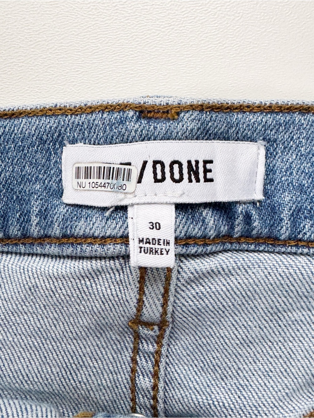RE/DONE Wide Leg Crop Jeans in Blazed Indigo | 30 - Picture 11 of 14